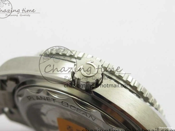 0116 Planet Ocean 39.5mm Black Ceramic Bezel SS VSF 1:1 Best Edition Black Dial on SS Bracelet A Stretchable 7890